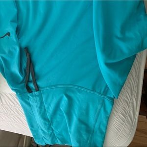 Nike Pro Teal Sweater w/neck detail